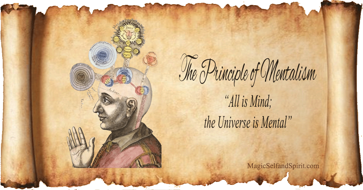 The first of the seven hermetic principles: the principle of mentalism