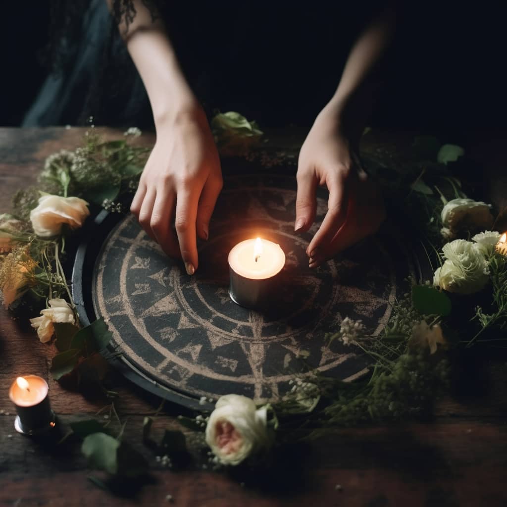 New Moon Magic - A Magical Practitioner celebrating the sorcery of the new moon